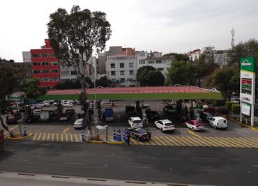 Las filas en gasolineras de la CDMX, antes y después