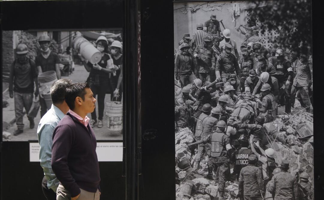 La muestra, vigente hasta el 3 de octubre, está integrada por cerca de 40 imágenes tomadas por fotógrafos. Foto: EFE/Sáshenka Gutiérrez