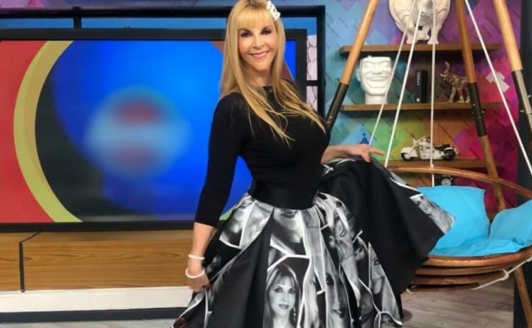 La conductora presumió su falda en las instalaciones del programa "Hoy". Foto: Instagram