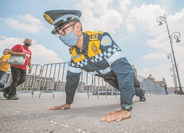 “Muchos policías tienen buena condición física”