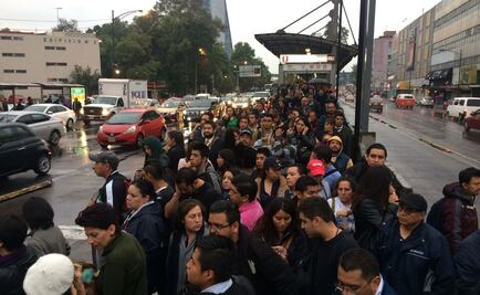 Implementan circuitos en Metrobús por inundaciones