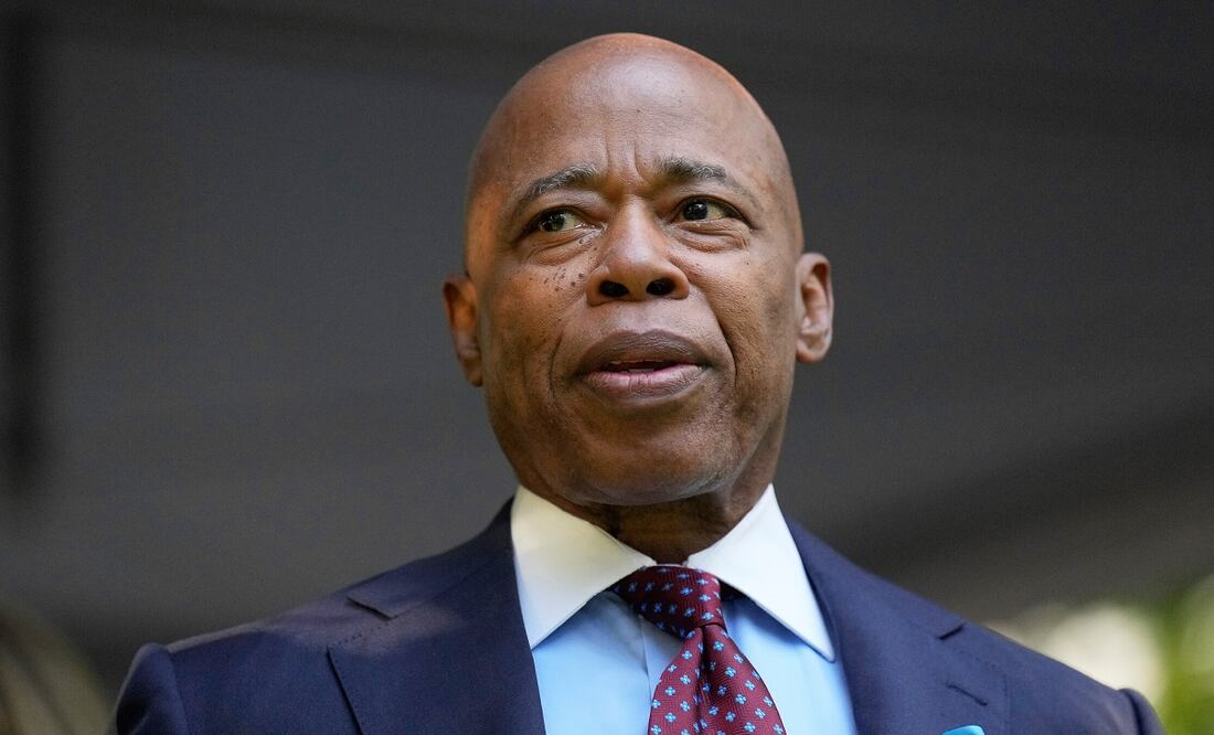 El alcalde de la ciudad de Nueva York Eric Adams en Nueva York el 11 de septiembre pasado. Foto: AP