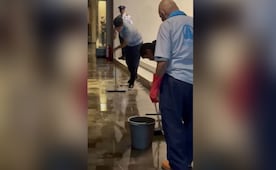 Lluvias provocan encharcamientos en salas del Museo Nacional de Antropología; INAH dice que no hay afectaciones
