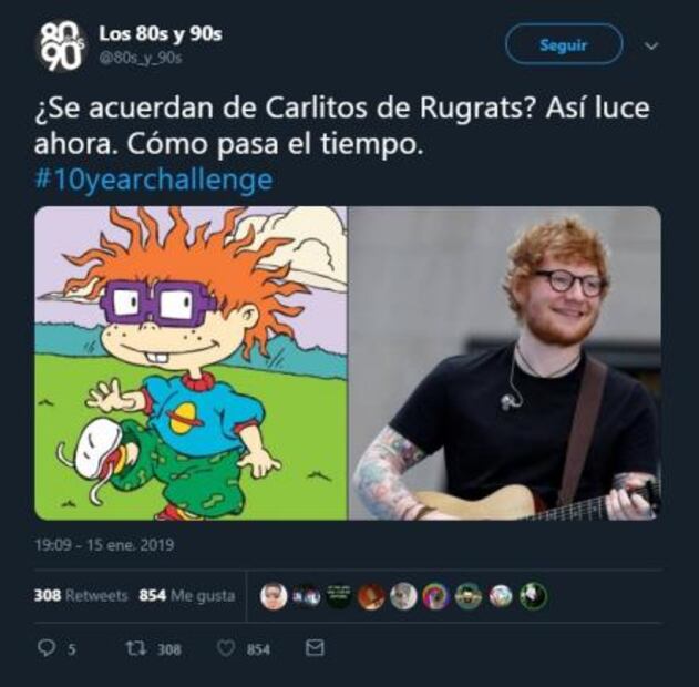 Sigue la euforia de los memes del 10 Years Challenge, aquí los mejores