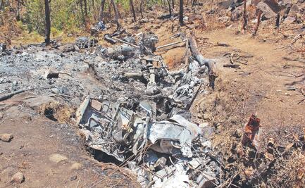 Cuando el Cártel Jalisco derribó un helicóptero militar en 2015
