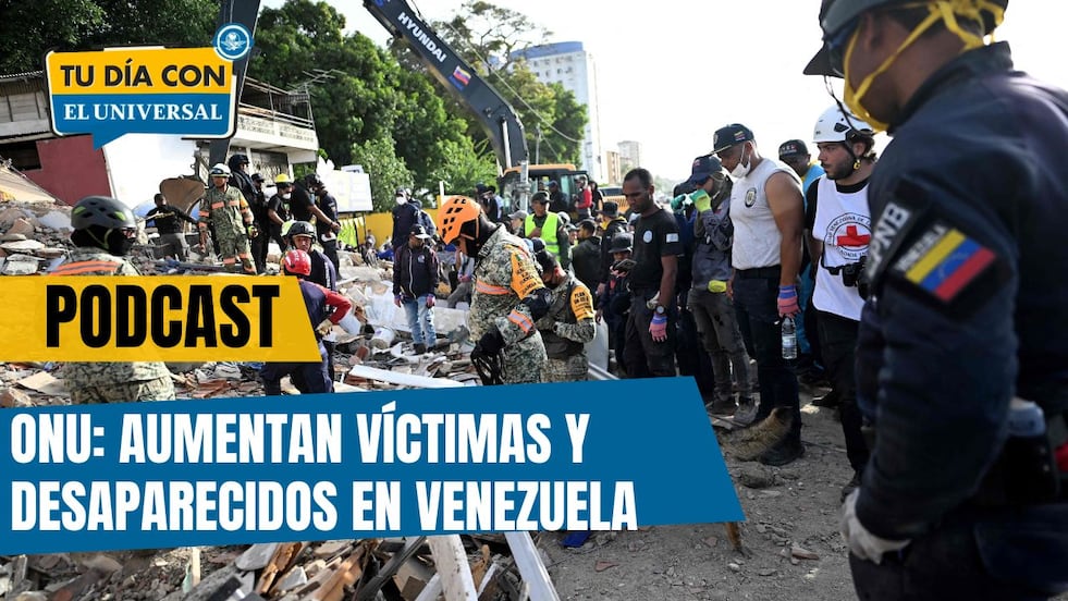 ONU estima 50 mil desaparecidos tras terremotos en Venezuela, 17 países se movilizan con ayuda