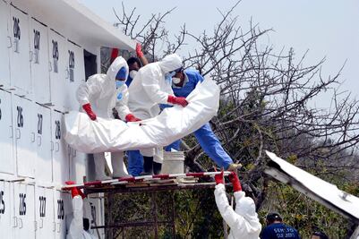Sepultan cuerpos encontrados en crematorio abandonado en Acapulco