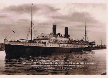 Así fue el viaje en el Mexique, el barco que trajo a niños refugiados españoles