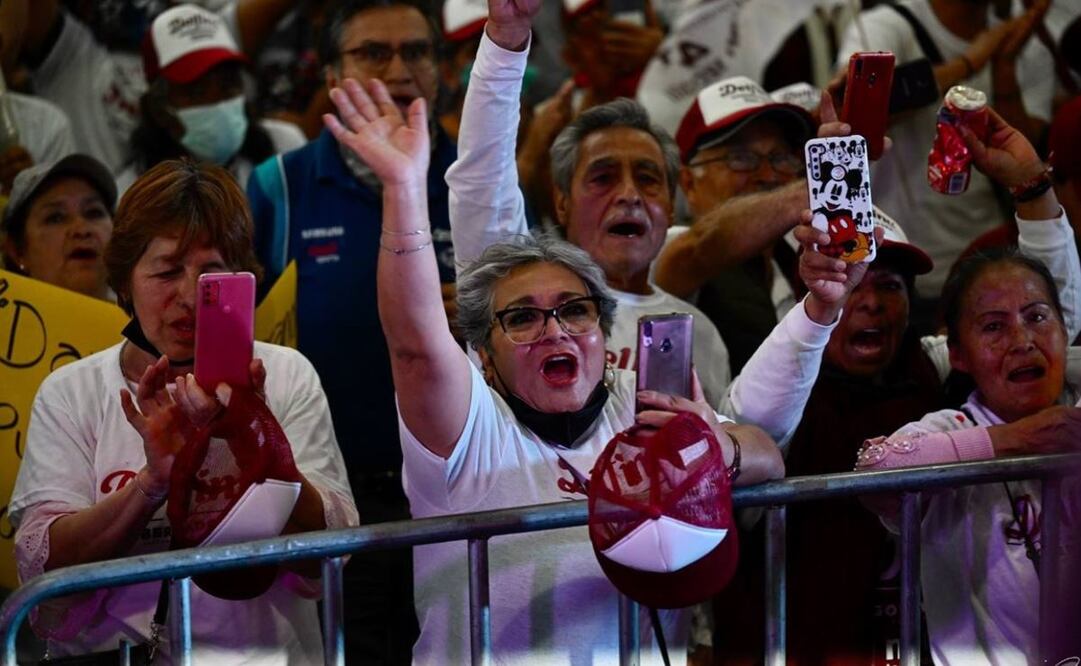 La precandidata de Morena, Delfina Gómez, realizará 245 actos de precampaña, de los que 60 son calificados como onerosos. Foto: Archivo/ El Universal