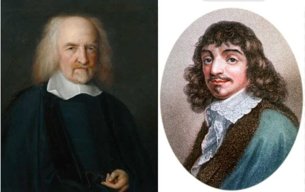 Francis Bacon (a la izquierda) y René Descartes (a la derecha), emblemas enfrentados del empirismo y el racionalismo. Crédito: Britannica