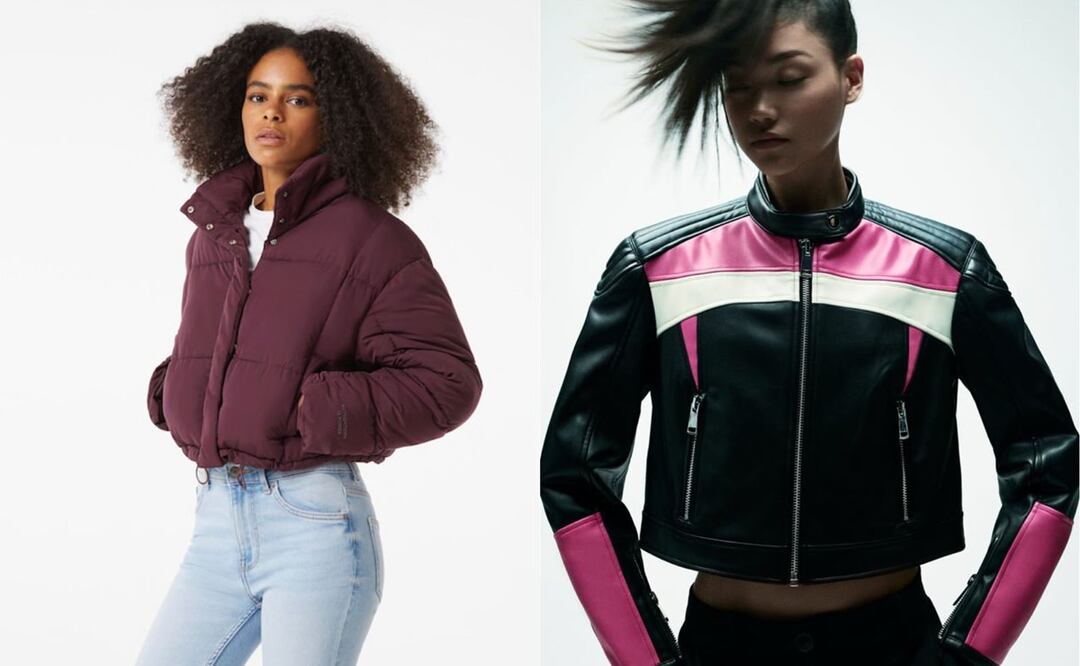 Las chamarras son imprescindibles con la llegada del otoño /Fotos: Bershka / Zara