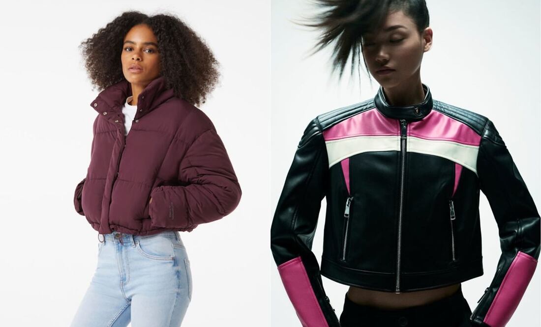 Las chamarras son imprescindibles con la llegada del otoño /Fotos: Bershka / Zara
