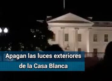 Ante protestas por la muerte de George Floyd, apagan las luces en la Casa Blanca