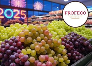Año Nuevo 2025; ¿dónde venden las uvas más baratas para la cena de fin de año, según Profeco?