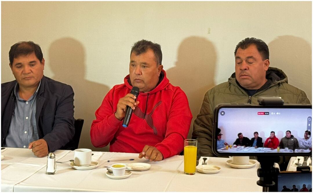 Habitantes de Zimapán, Hidalgo, aseguran que sujetos armados pertenecientes a “Sindicato del cemento” llegaron al lugar y han bloqueado el acceso a las minas de Zimapán. (15/11/2024). Foto: Especial