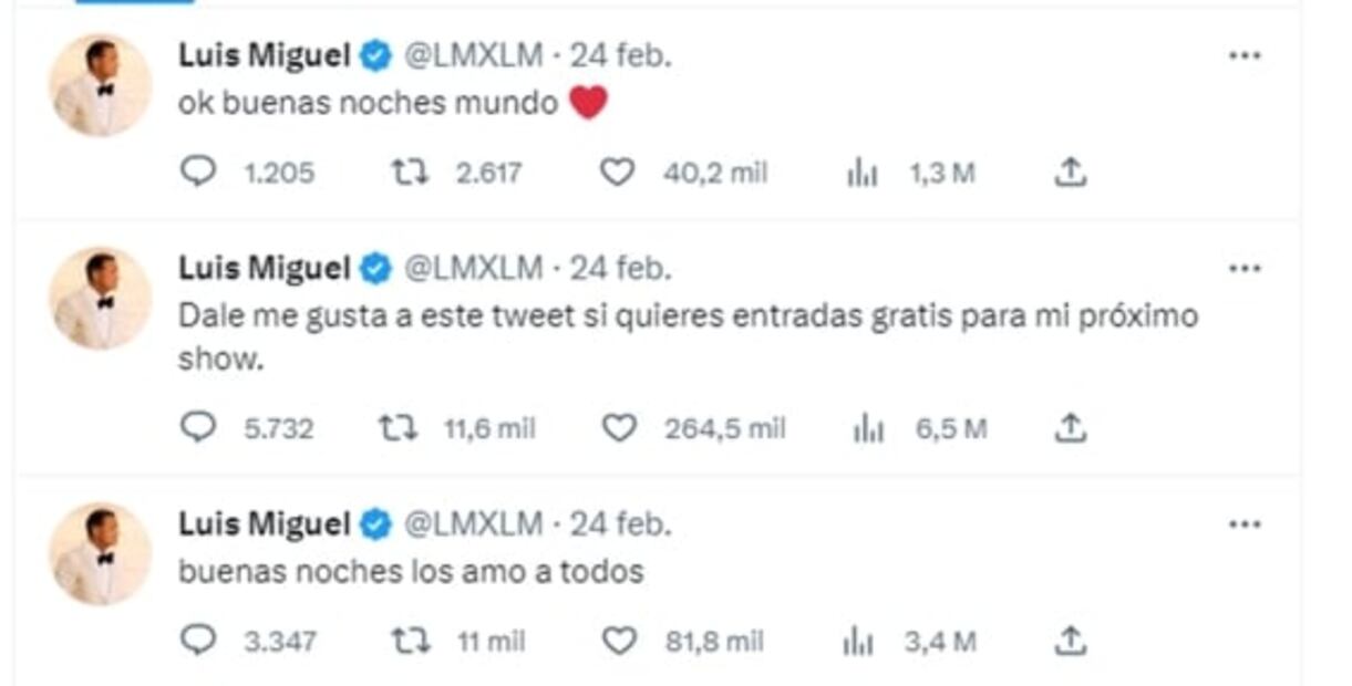 Confirmado, la cuenta de Luis Miguel fue hackeada 