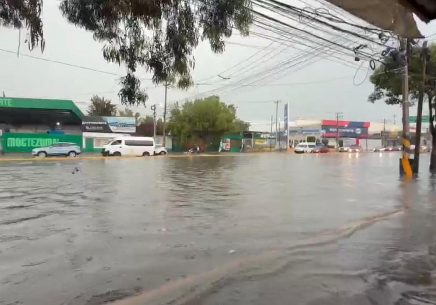 Las precipitaciones también han dejado afectaciones en Tultitlán y en Coacalco. Foto: Especial
