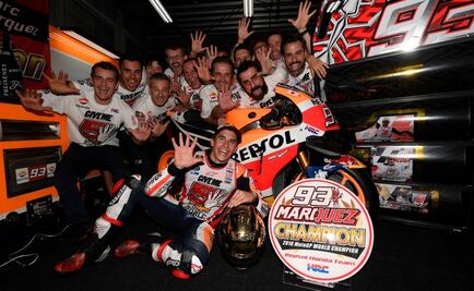 Márquez se corona por tercera vez como campeón de MotoGP