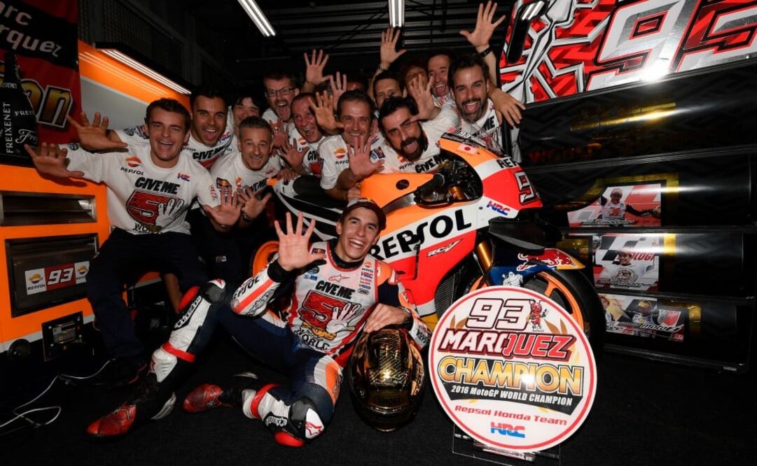 Márquez se corona por tercera vez como campeón de MotoGP