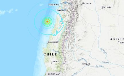 Sismo de 6.1 de magnitud remece edificios en zona central de Chile