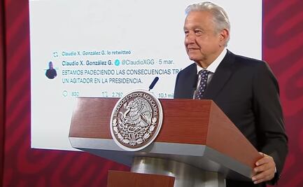 "Soy agitador de conciencia", dice AMLO a Claudio X. González por mensaje en Twitter