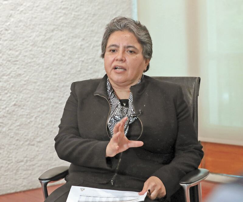 Raquel Buenrostro, jefa del SAT, dijo que el uso de celular por el fisco servirá para combatir a factureros. ARCHIVO EL UNIVERSAL