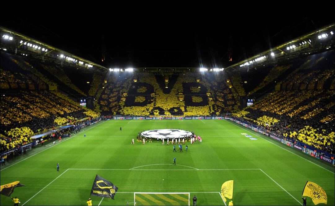 Estadio del Dortmund. Foto: AFP