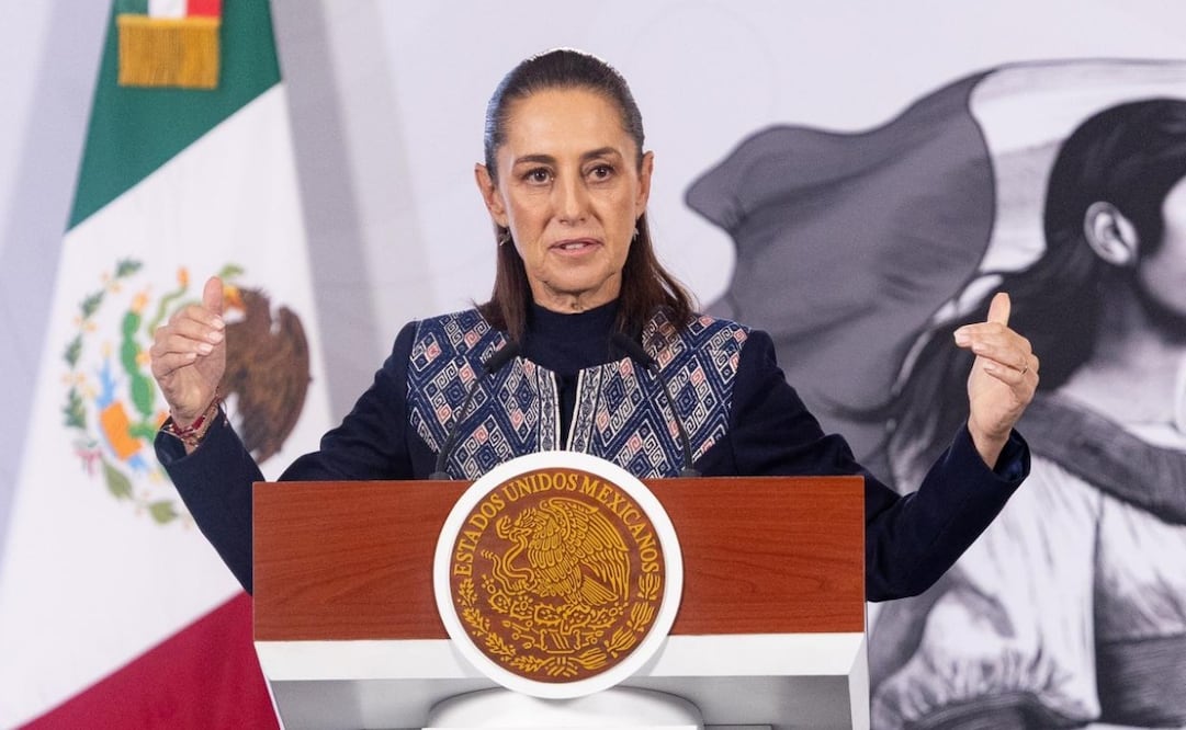 Conferencia matutina de la presidenta Claudia Sheinbaum Pardo el 18 de junio de 2026 en Palacio Nacional. Foto: Hugo Salvador / EL UNIVERSAL