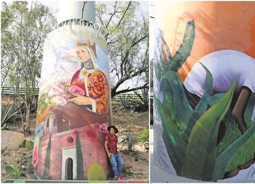 Murales pintan el paisaje del mexicable FOTOS