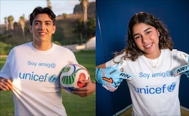 Gilberto Mora y Valentina Murrieta se suman a campaña de UNICEF en favor de la infancia
