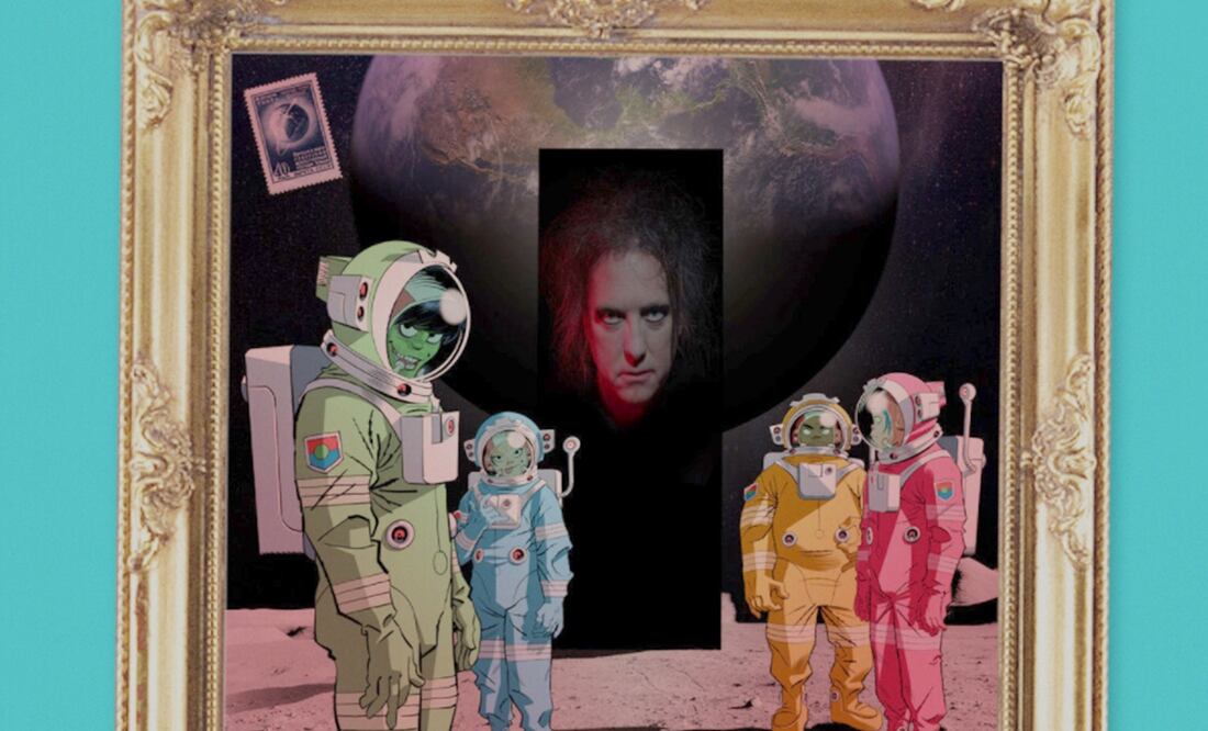Gorillaz y Robert Smith. Foto: Captura Twitter
