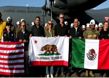 FOTOS: Delegación mexicana ya combate incendios que afectan Los Ángeles