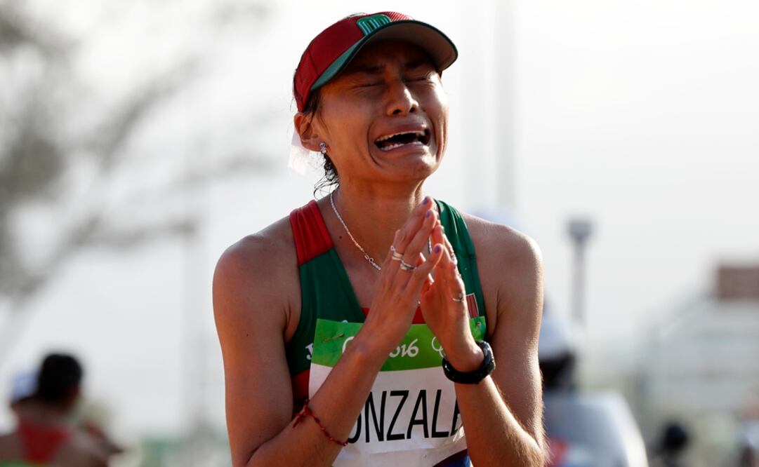 Guadalupe González, marchista mexicana. Foto: AP