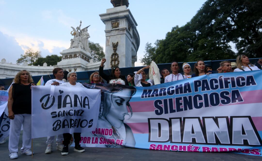 Manifestación por justicia en el caso de la activista Diana Sánchez Barrios. (28/10/2024) Foto: Luis Camacho / EL UNIVERSAL