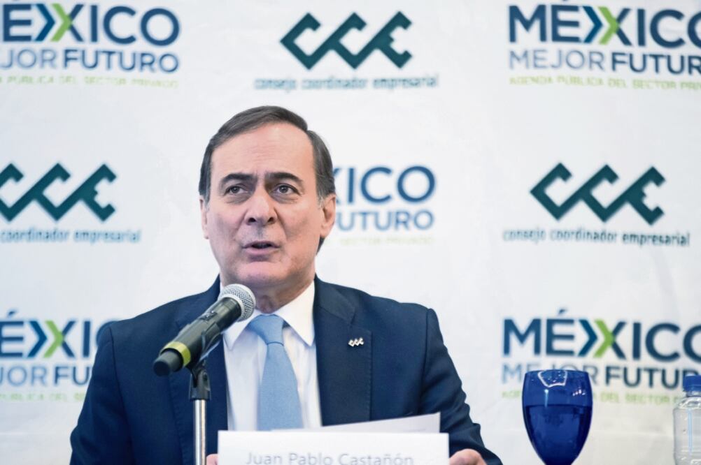 Visión. ConcienciaMx y México Mejor Futuro van en el sentido de promover el voto y la participación con razonamientos, dijo Juan Pablo Castañón, presidente del CCE. Foto: ARCHIVO EL UNIVERSAL