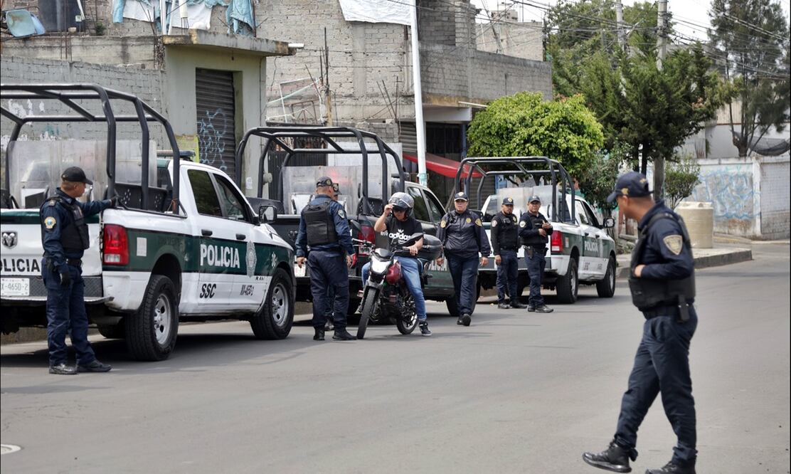 La SSC despliega operativo en el pueblo de Mixquic, Tláhuac. Foto: Carlos Mejía / EL UNIVERSAL