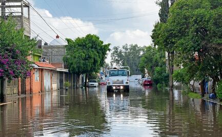 Intensa lluvia afecta a 4 colonias de Cuautitlán