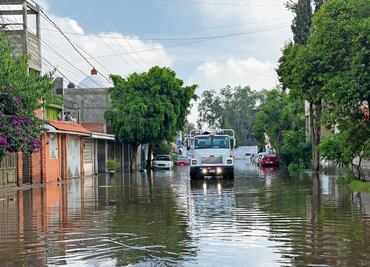 Intensa lluvia afecta a 4 colonias de Cuautitlán