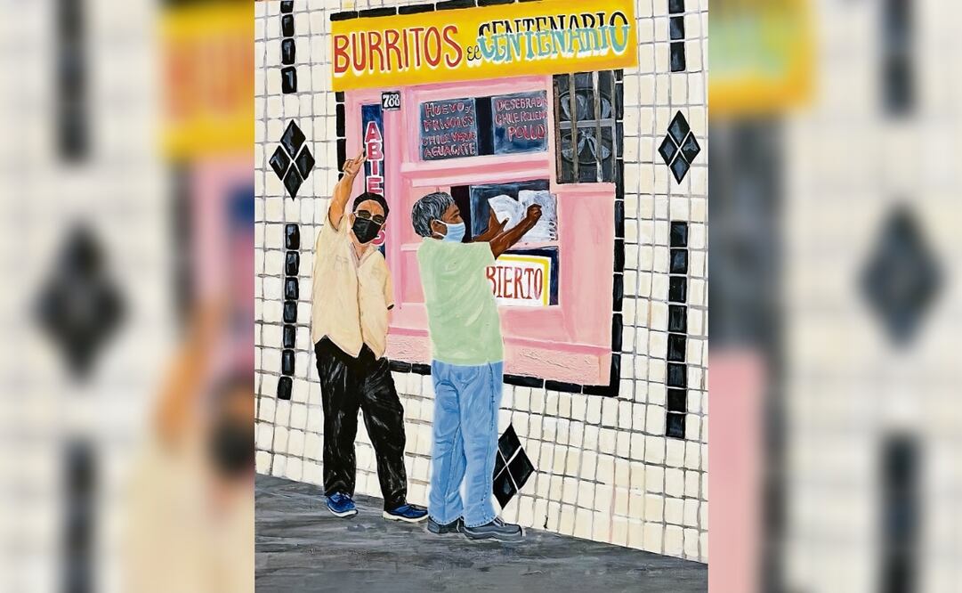 Hogar, cotidianidad y paisaje son temas que abordan en sus obras los participantes de Ciudad Juárez y El Paso. Foto: Daniela Chaparro