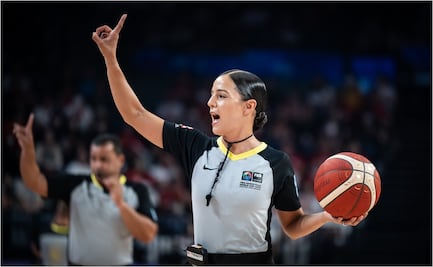 La mexicana Blanca Burns se convierte en la primera mujer árbitro en dirigir un partido de la Copa del Mundo de Basquetbol