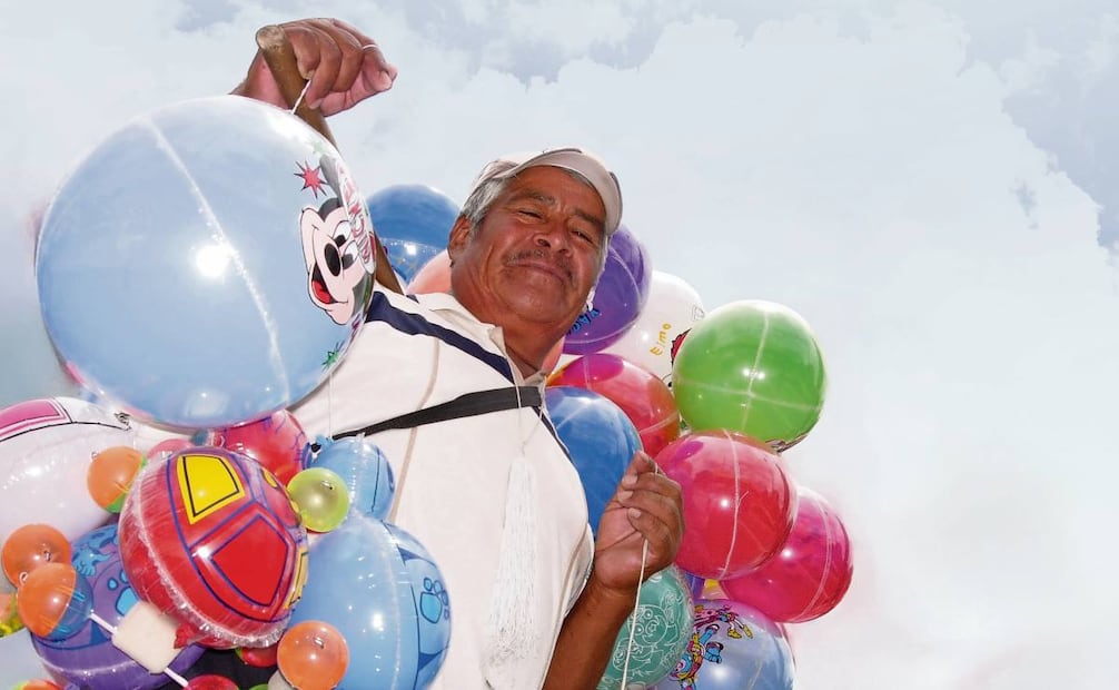 Vendedor de globos. Foto: Archivo EL UNIVERSAL