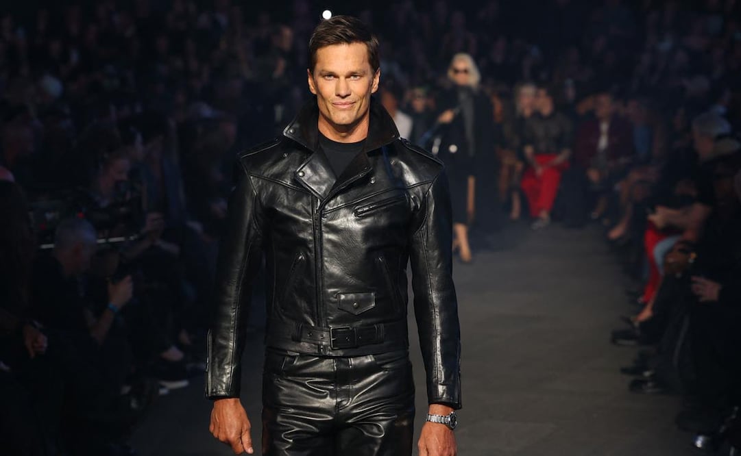 Tom Brady modeló en una pasarela de Gucci / Foto: AFP