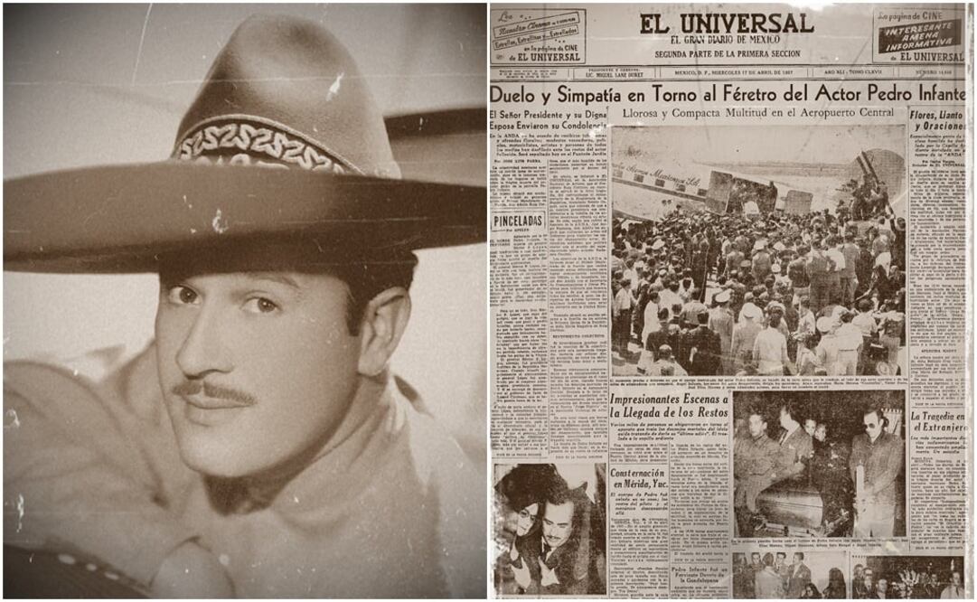 "Pedro Infante ha muerto", la noticia que conmocionó a México en 1957. Fotos: El Universal