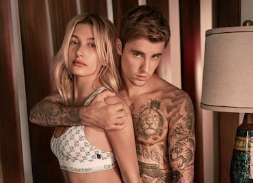Hailey Baldwin y Justin Bieber protagonizan nueva campaña para Calvin Klein