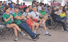 Aficionados disfrutan del Mundial en Iztapalapa