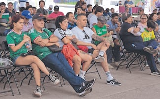 Aficionados disfrutan del Mundial en Iztapalapa