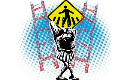 Sheinbaum y la calle más peligrosa de cruzar en la ciudad