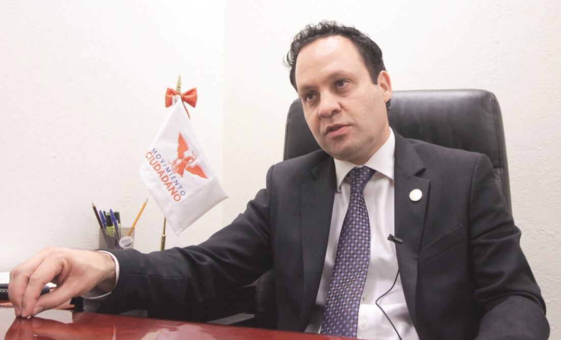 Clemente Castañeda, coordinador de Movimiento Ciudadano en el Senado. Foto: Archivo/EL UNIVERSAL