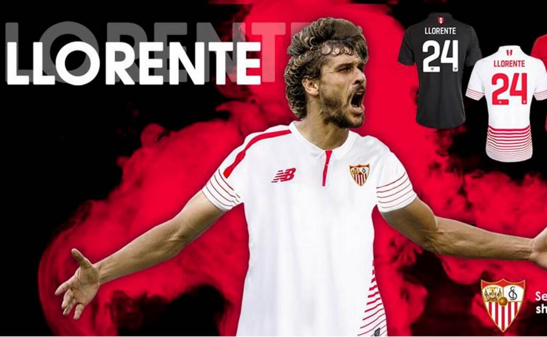 Fernando Llorente, nuevo jugador del Sevilla. Tomada de: @SevillaFC