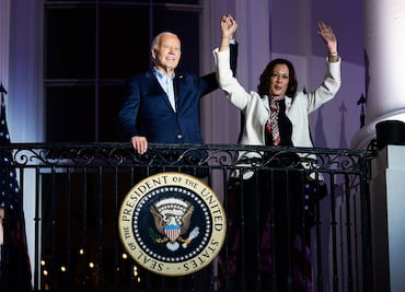 Tras renuncia de Biden a la reelección, Kamala Harris suma apoyos